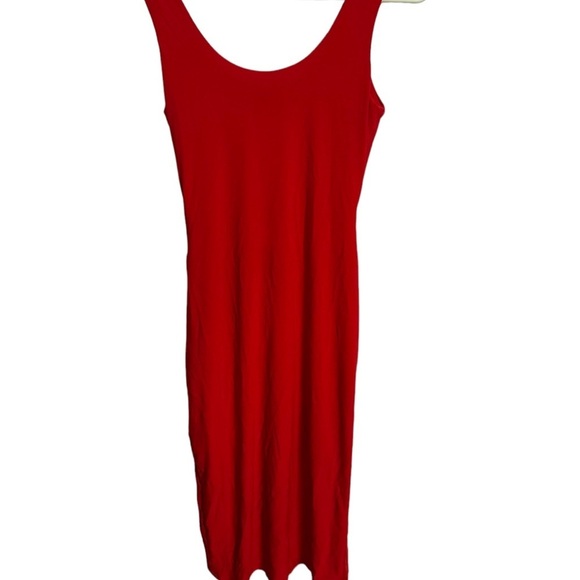 NWT Joseph Ribkoff Modele Lipstick Red Sexy Bodycon Dress Stretchy Siz 4 - Picture 6 of 8